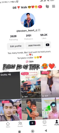 Follow me  on tiktok