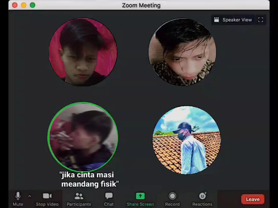 Zoom Meeting lucu