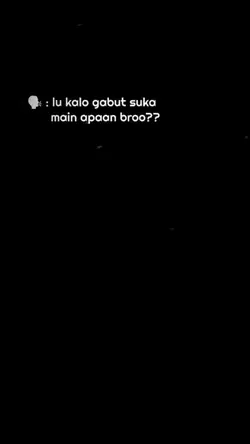 Lu kalau Gabut 