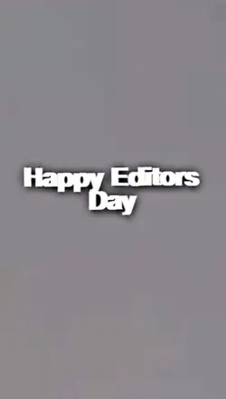 happy editors day!