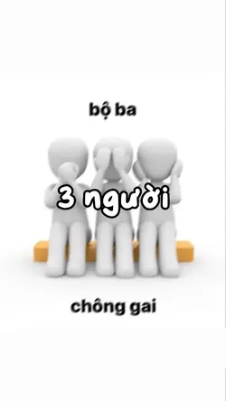mẫu 3 người