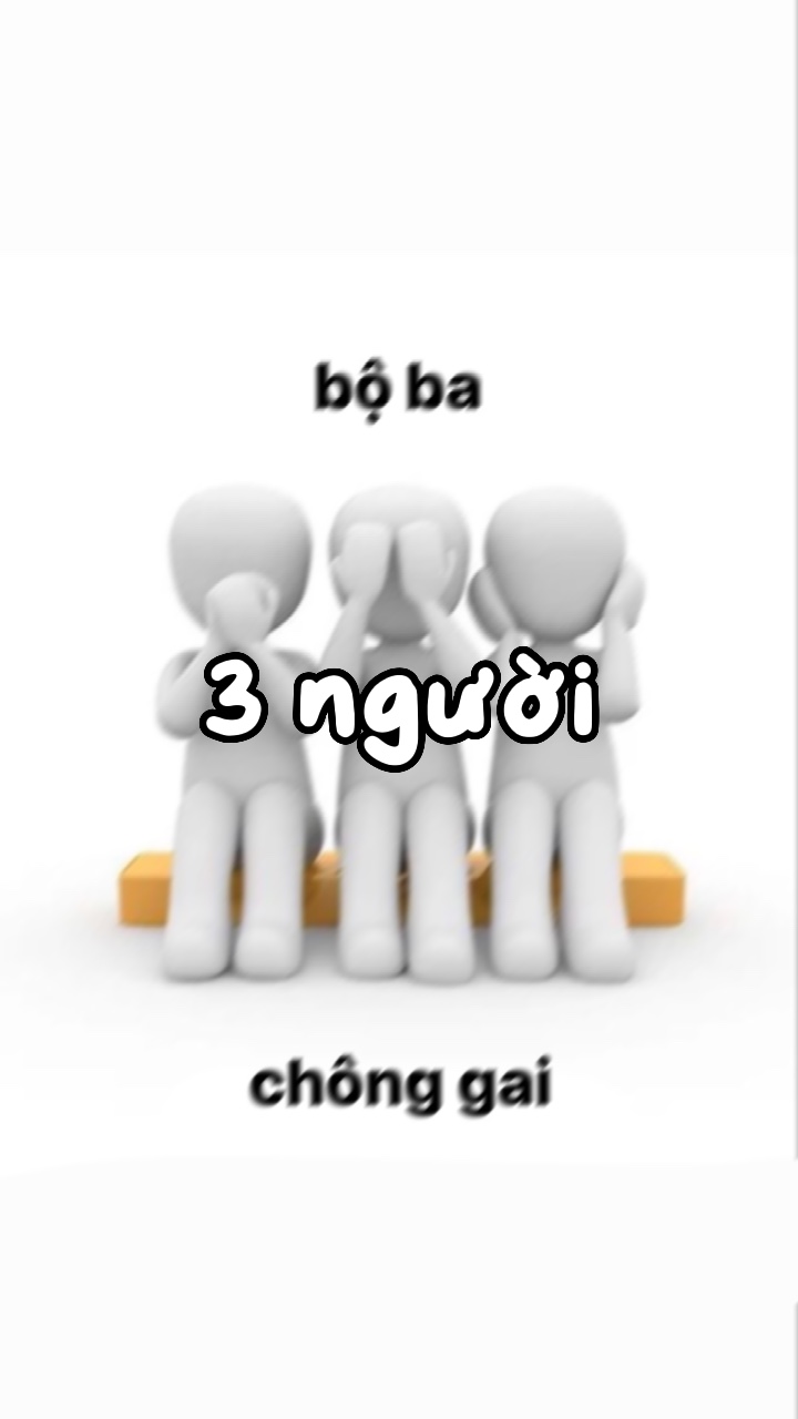 mẫu 3 người