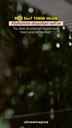 doa turun hujan