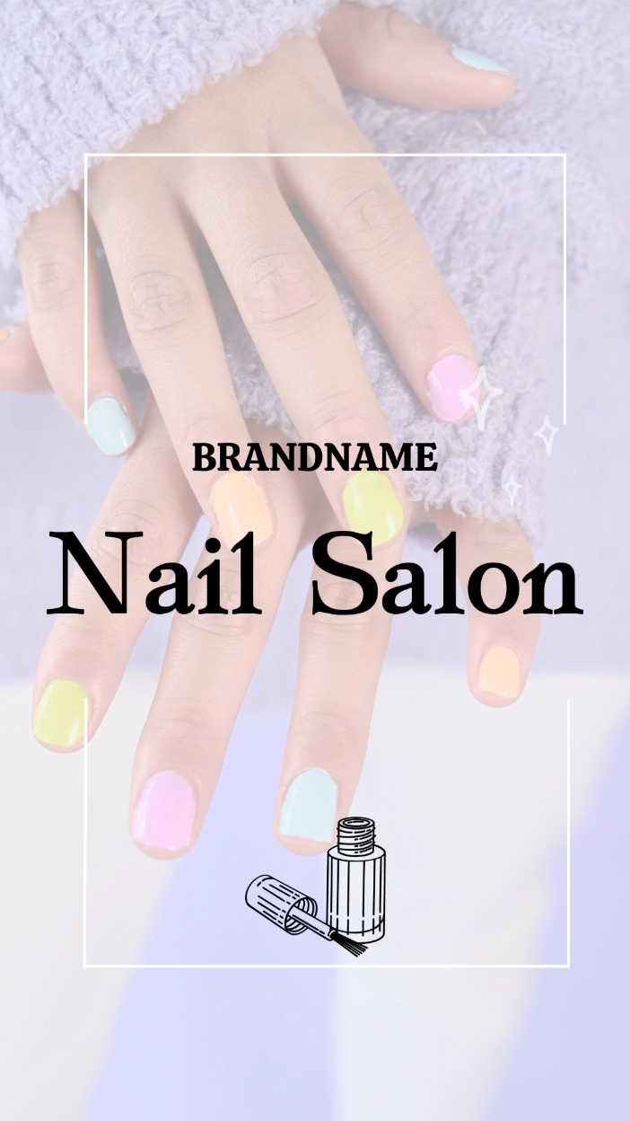 Novo produto do salão de unhas