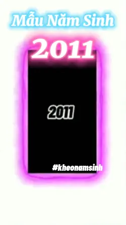 Mẫu Năm Sinh