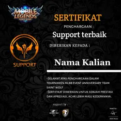 Versi Support buat