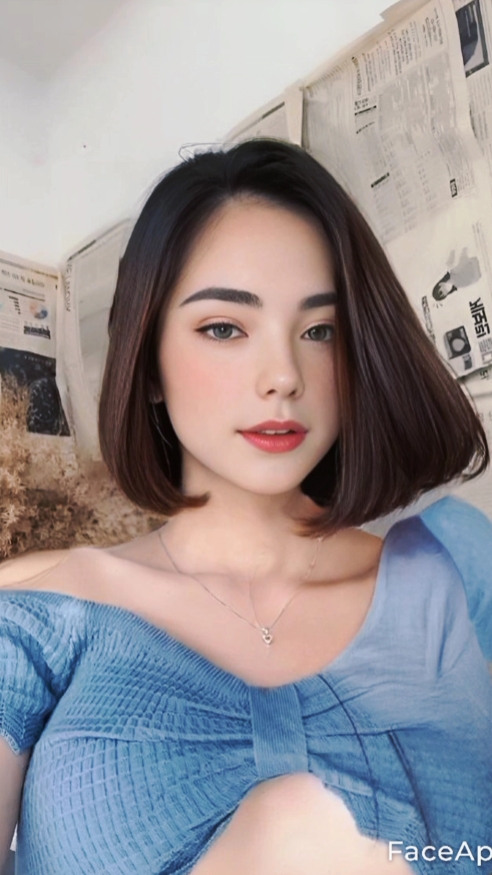 단발머리 