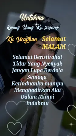 selamat malam sayang