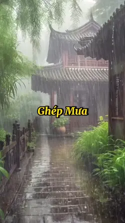 Ghép Cảnh Mưa
