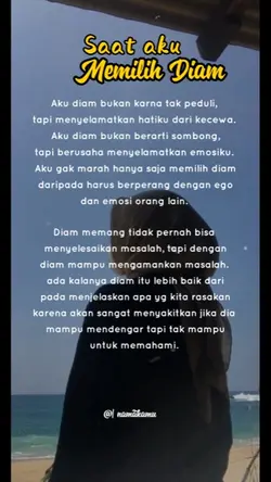saat aku diam