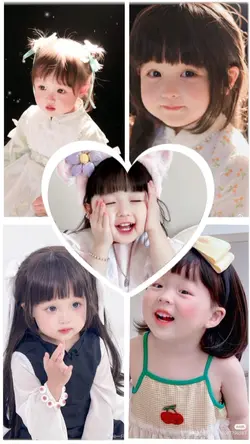 Collage ảnh bé 