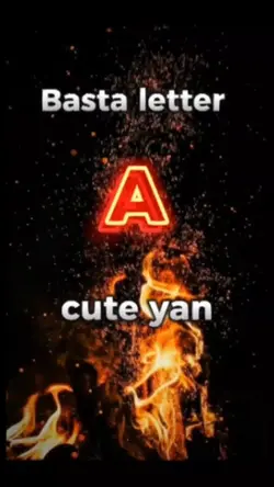 letter A Naman <3