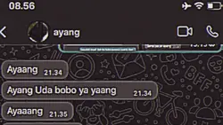 ss chat bareng ayang