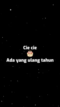 Cie Ulang Tahun nih
