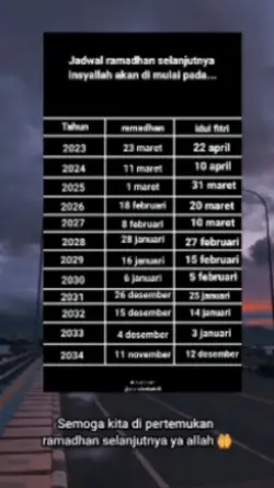 37. Jadwal Ramadhan