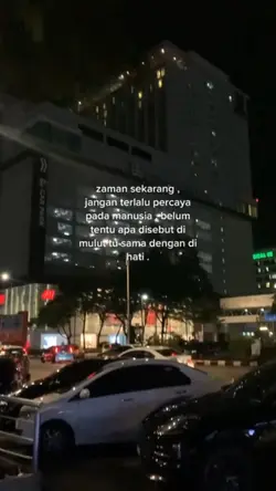 jgn terlalu percaya.