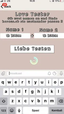 TREND LOVE TESTER