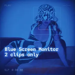 Blue Screen Monitor 
