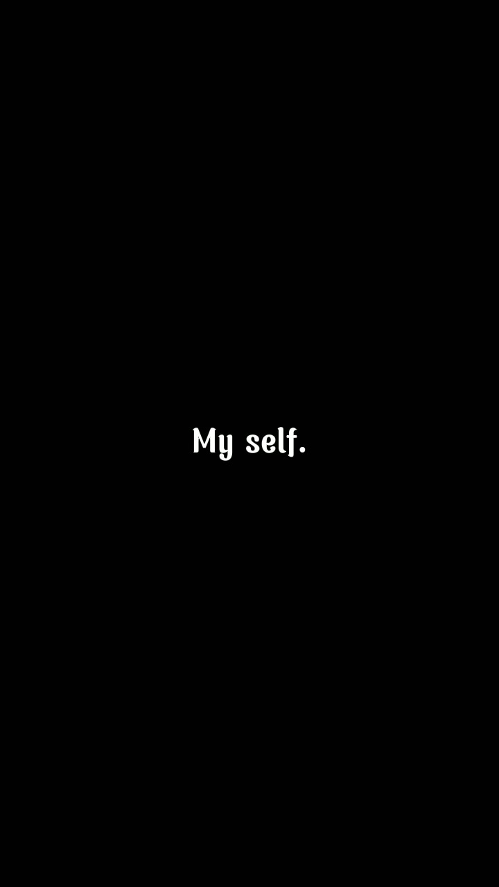 Mein Selbst.
