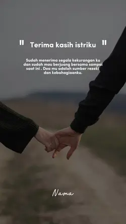 terima kasih istri