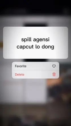 spill agensi capcut🔥