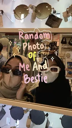 random foto w/bestie