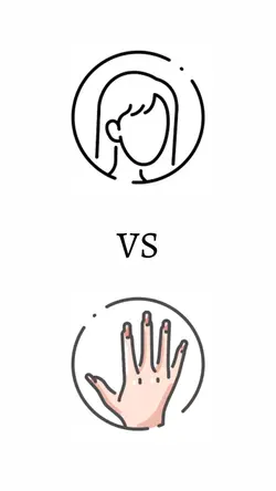 Show mặt vs móng tay