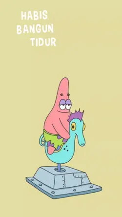 bangun tidur makan