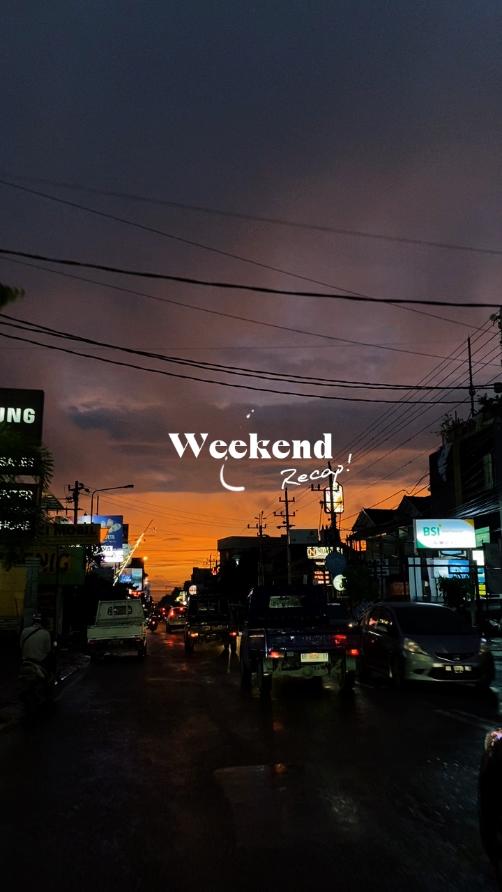 Weekend recap!