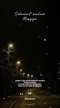 selamat malam minggu