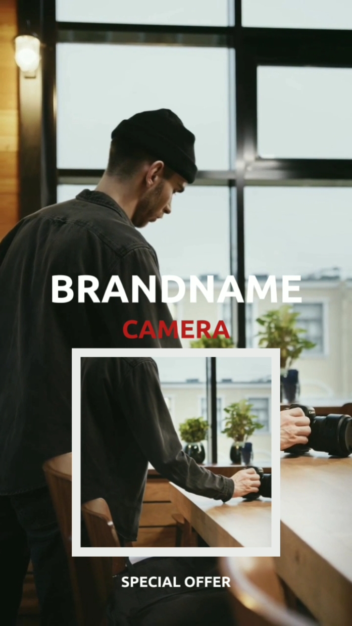 Minimalist Digital Camera Promo