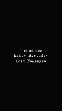 HBD 15 September2022