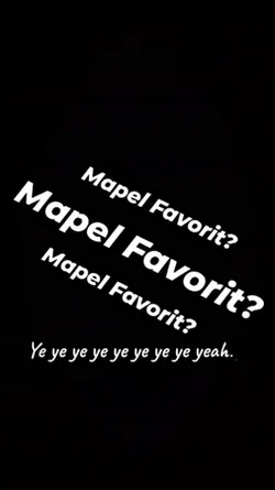 Mapel favorit 