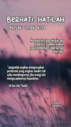 Berhati-hatilah