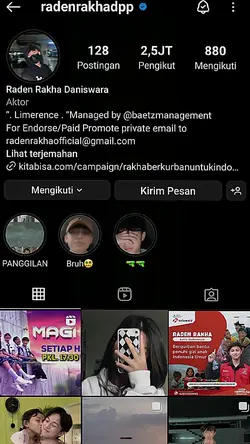 Versi raden rakha