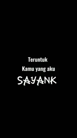 Kamu Yang Aku Sayang