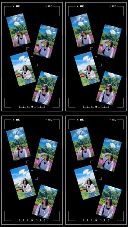 versi 4 layar 4 foto