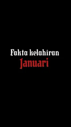 KelahiranJanuari