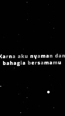 aku nyaman sama kamu