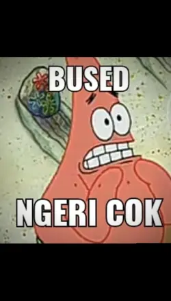 Bused Ngeri Cok
