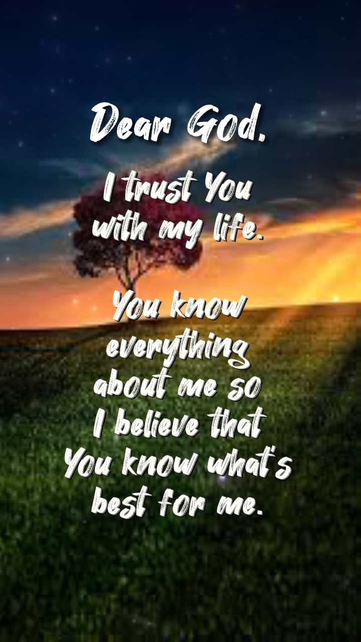 Trusting God 🙏