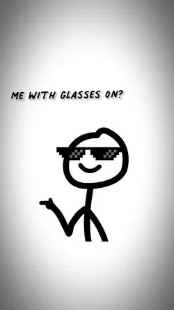 me with glasses on