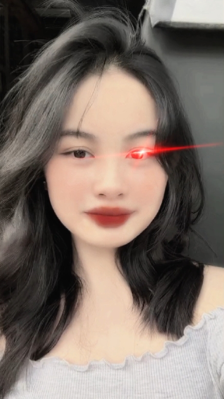 Slowmo laser eyes 