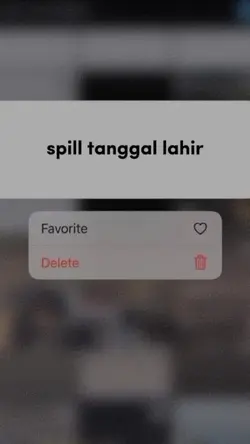 SPILL TANGGAL LAHIR