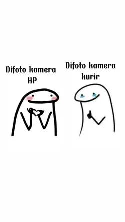 Difoto HP vs kurir