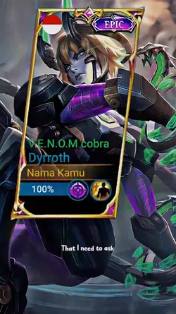 DYRROTH VENOM MLBB