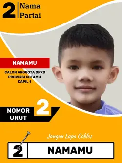 Poster Calon DPRD
