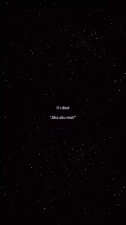 jika aku mati