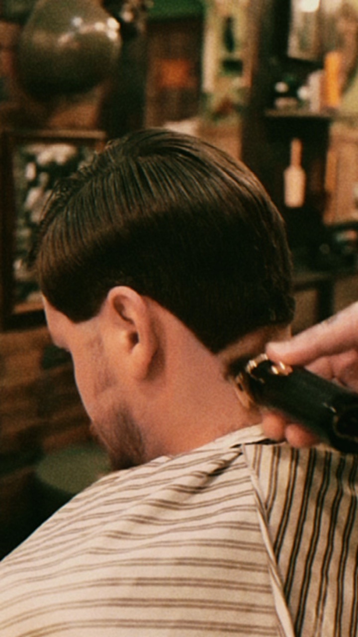 Werbung für die Marke der Männerfriseure