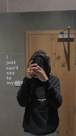 i justcan't tomyself